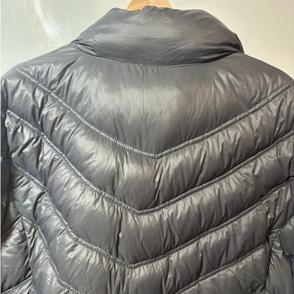 Calvin Klein Packable Down Jacket Gray Size 3X Lightweight Quilted Puffer Coat - Picture 8 of 14